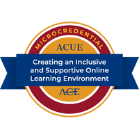 Creating an Inclusive and Supportive Online Learning Environment badge